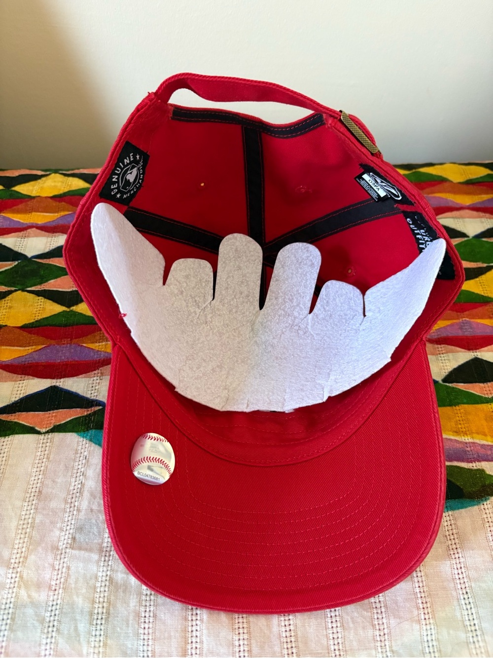 47® Red New York Yankees Adjustable Baseball Cap - Picture 3 of 5